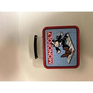 Monopoly Vintage Metal Lunchbox 6x5 approx